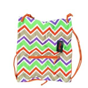 New‎ Chevron Patterned Drawstring Bag/Backpack